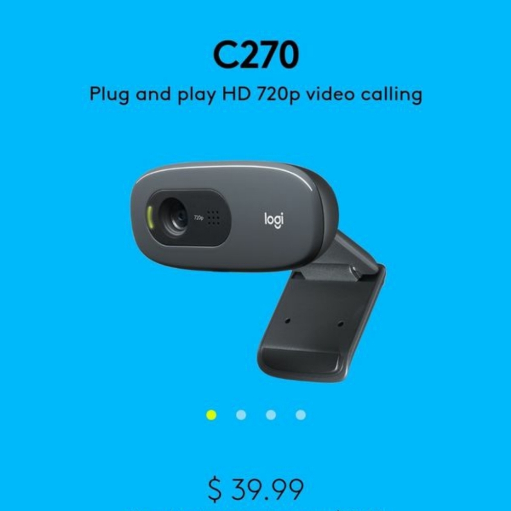 LOGITECH WEBCAM - Picture 3 of 3
